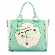 Fashion Contrast Color Handbag Shoulder Bag Cross Body Bag