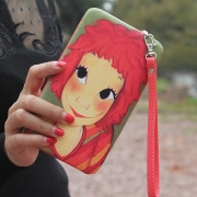 Cute Graffiti Pattern Long-style Wallet