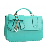 Fashion Bowknot Hardware Pendant Handbag Cross Body Bag