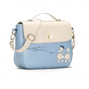 Fashion Contrast Color Handbag Cross Body Bag
