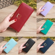 Fashion Candy Color Cute Bowknot Women Wallet
