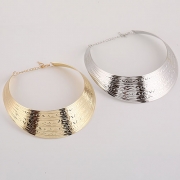 Punk Style Embossing Metal Necklace