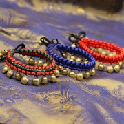 Fashion Ethnic Bell Pendant Manual Bracelet Anklet Chain