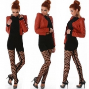 Sexy Hollow Out Black Leggings