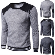 Fashion Casual Sport Round Neck Pullover Sweatshirt