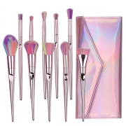 10 PCS Professional Cosmetic Tools Make-up Brush Set with PU Pouch