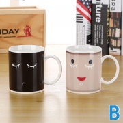 Creative Style Cartoon Pattern Color Changing Ceramic Mug