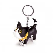 2 Pcs Cute Cat Key Chain/Kitten Key Ring