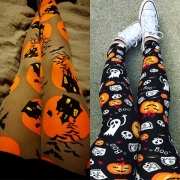 Fashion Printed High Waist Stretch Leggings 