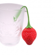 Super Cute Fantastic Strawberry Design Silicone Tea Infuser Strainer Teapot Teacup
