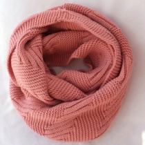 Roman Style Simple Leisure Pure Color Infinity Scarf