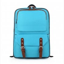 Casual Strap Buckle Solid Candy Color Backpack Travelling Bag
