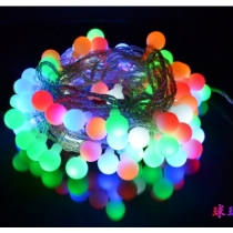 Linkable Color Changing LED RGB Ball String Christmas Xmas Lights Belt Light