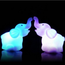 7 Color Changing Elephant LED Night Light 
