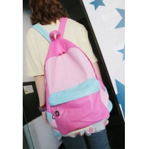 Sweet Cute Warm-toned Mixing Color PU Backpack Bag