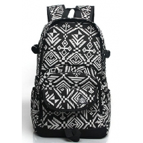 Retro Pop Stars Stripes Computer Travel Schoolbag Backpack Rucksack