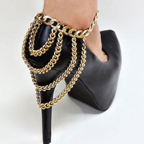 Fashion Multilayer Tassel Ankle Chain