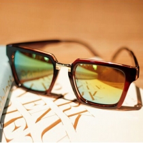 Fashion Metal Square Frame Sunglasses
