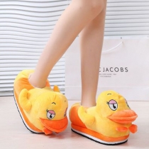 Cute Cartoon-shaped Warm Cotton Slippers for Lovers