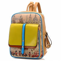 College Style Graffiti Backpack School Bag