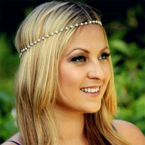 Sweet Style Hand-beaded Pearls Headband