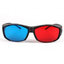 Universal Red Blue 3D Glasses For Dimensional Anaglyph Movie Game DVD