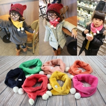 Fashion Candy Color Splode Warm Scarf For Children 