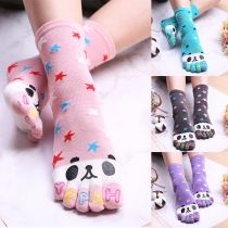 Cute Cartoon Toe Socks-2 Pair/Set