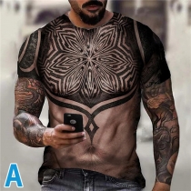 Fashion 3D Printed Shirt for Men