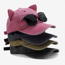 Fashion Sunglass Cat Ear Cap