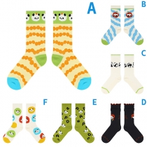 Cute Cartoon Panda Printed Socks-2 Pairs/Set