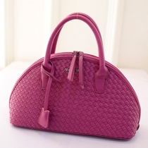 Fashion Shell-shaped Braided Style Handbag Shoulder Messenger Bag