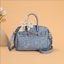 Fashion Chain Tassel Jeans Pocket Design Denim Pocket HandBag