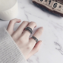 Fashion Hollow Out Leaf Shape Ring