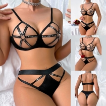 Sexy Cutout Two-piece Lingerie Set