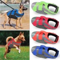 Pet Life Jacket – Reflective Striped Swimwear for Dogs