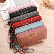 Women's Long Wallet – Large Capacity Multi-Functional Clutch with Tassel Pendant and Card Holder