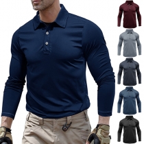 Fashion Stand Collar Long Sleeve Shirt for Men