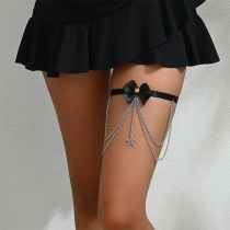 Fashion Bowknot Chain Tassel Leg-rings