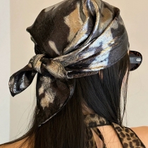 Versatile Silk Square Scarf for Men and Women