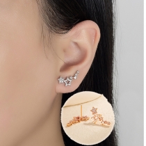Five-Pointed Star Fashion Earrings
