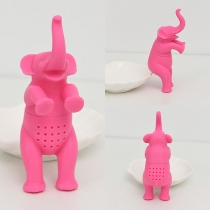 Elephant Silicone Tea Infuser with Color Gift Box Packaging