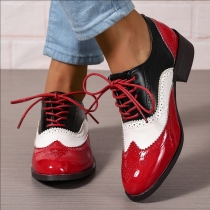 Block Heel Single Strap Shoes