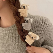3 Pieces/set Cute  Koala Cartoon Hair Clip