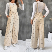 Warm Corduroy Jumpsuit with Overall Style Design