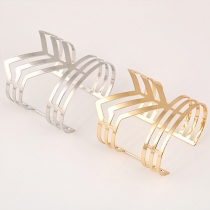 Fashion Gold/Silver-tone Hollow Out Irregular Bracelet