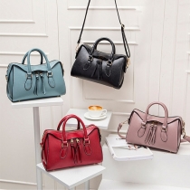 Fashion Solid Color Handbag Shoulder Messenger Bag