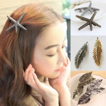 Retro Style Starfish/Leaf Shaped Hairpin