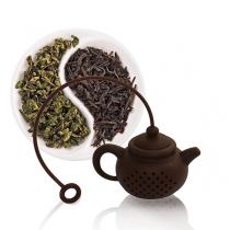 Creative Style Teapot Shaped Silicone Tea Strainer