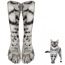 Cute Style 3D Animal Paw Pattern Breathable Socks